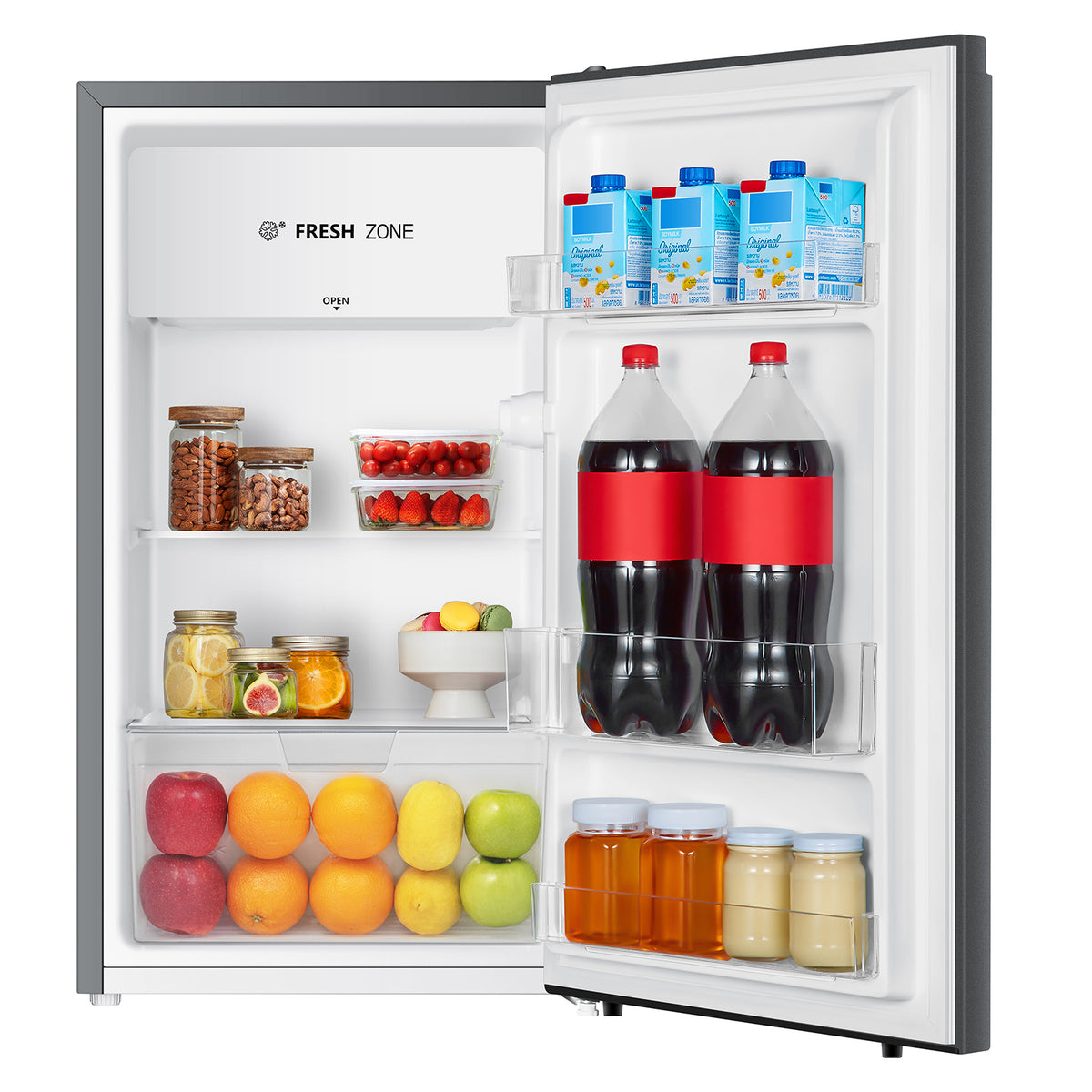 Refrigeradora Hisense RR43D6ACX1 | 4.3 pies cúbicos | Minibar | Color Gris PANAMA NEVERAS NEVERA LG SAMSUNG HISENSE FRIGIDAIRE RCA PSN0111502