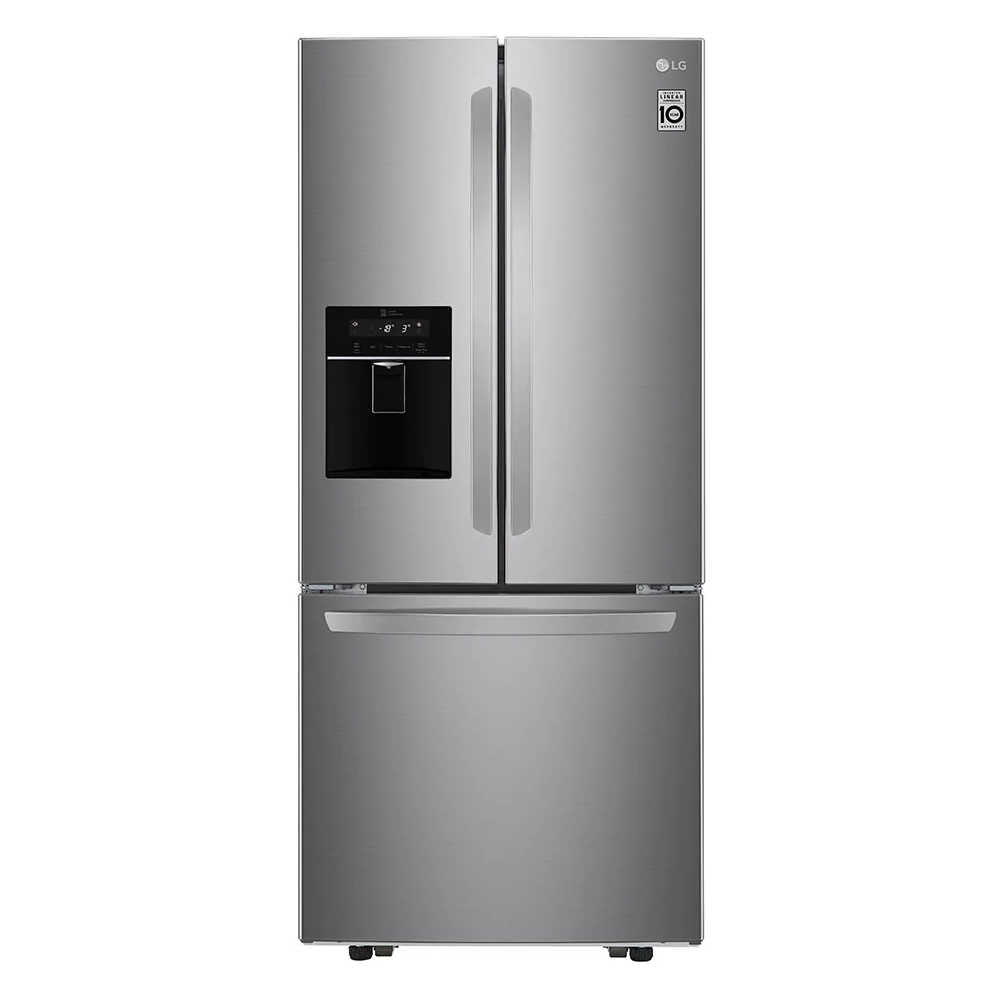 Refrigeradora French Door LG 22pᶟ LM22SGPK | Compresor Linear Inverter | Acero Brillante | Smart Diagnosis™ - Multimax
