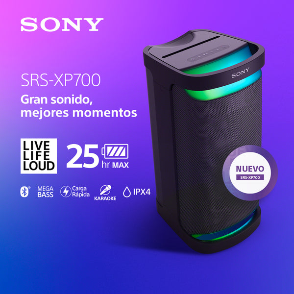 Reseña de bocina inalámbrica Sony SRS-XP700