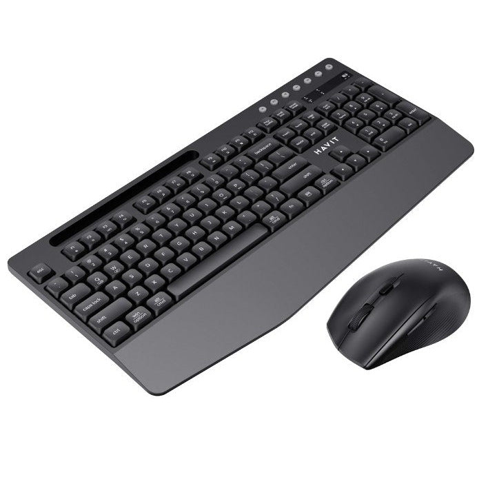 Combo Teclado/Mouse Havit KB251WB | Ergonómico | Wireless