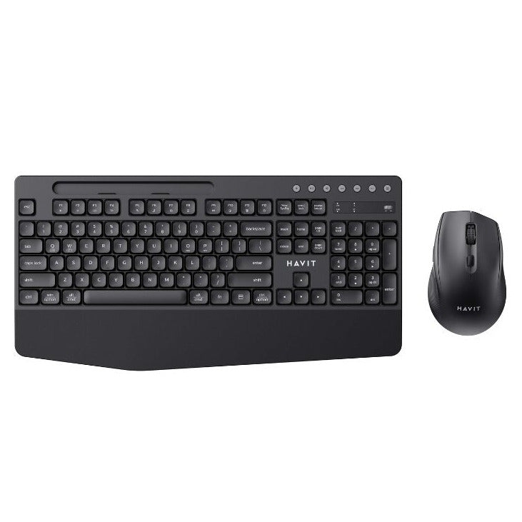 Combo Teclado/Mouse Havit KB251WB | Ergonómico | Wireless