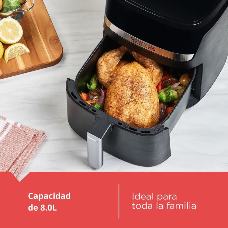Freidora de Aire Black &amp; Decker AFBD82-1BDLA | 7.5 Litros