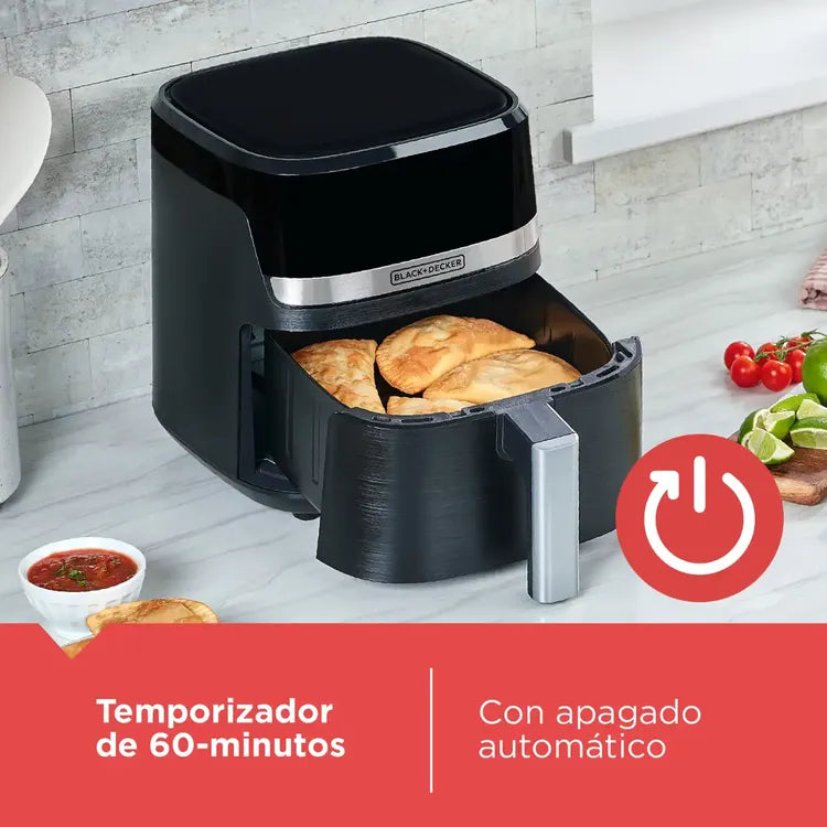 Freidora de Aire Black &amp; Decker AFBD82-1BDLA | 7.5 Litros