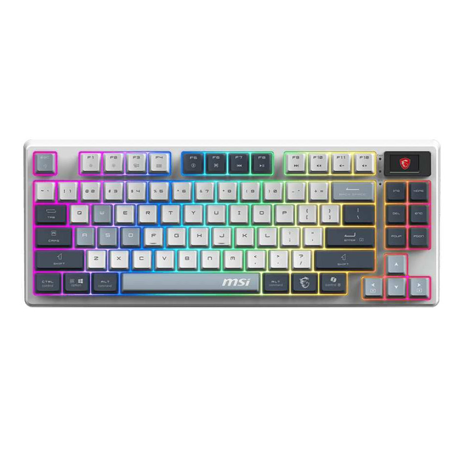 Teclado Inalámbrico MSI Forge GK600 | Tenkeyless | Bluetooth | USB