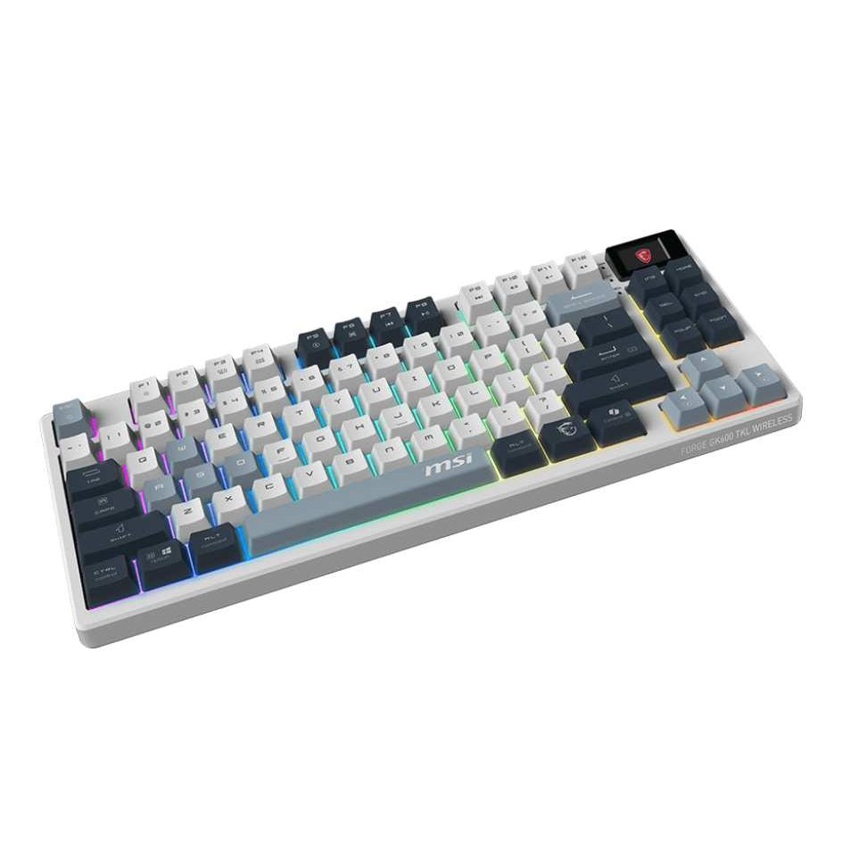 Teclado Inalámbrico MSI Forge GK600 | Tenkeyless | Bluetooth | USB