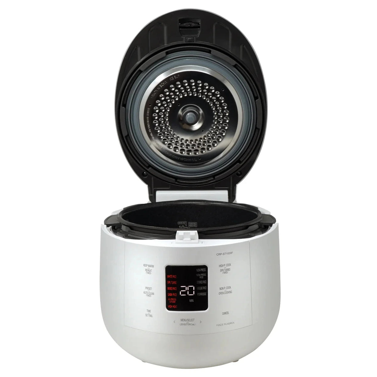 Arrocera CUCKOO CRP-ST1009FW | HP Twin Pressure | 10 Tazas | Blanco
