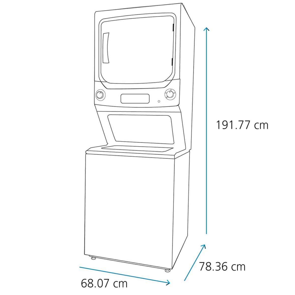 Centro de Lavado Eléctrico Mabe MCL2440ESDG0 | 24KG | Color Gris