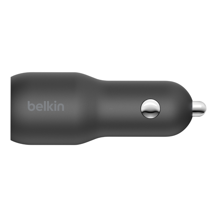Cargador de Carro Belkin Boost↑Charge CCB004btBK | Dual USB-C / USB-A | Color Negro - Multimax