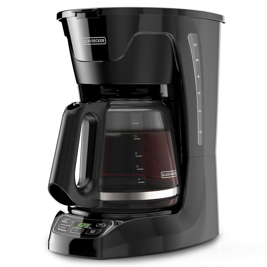 Cafetera Black & Decker 12 Tazas Programable CM1110B | 12 Tazas | Programable