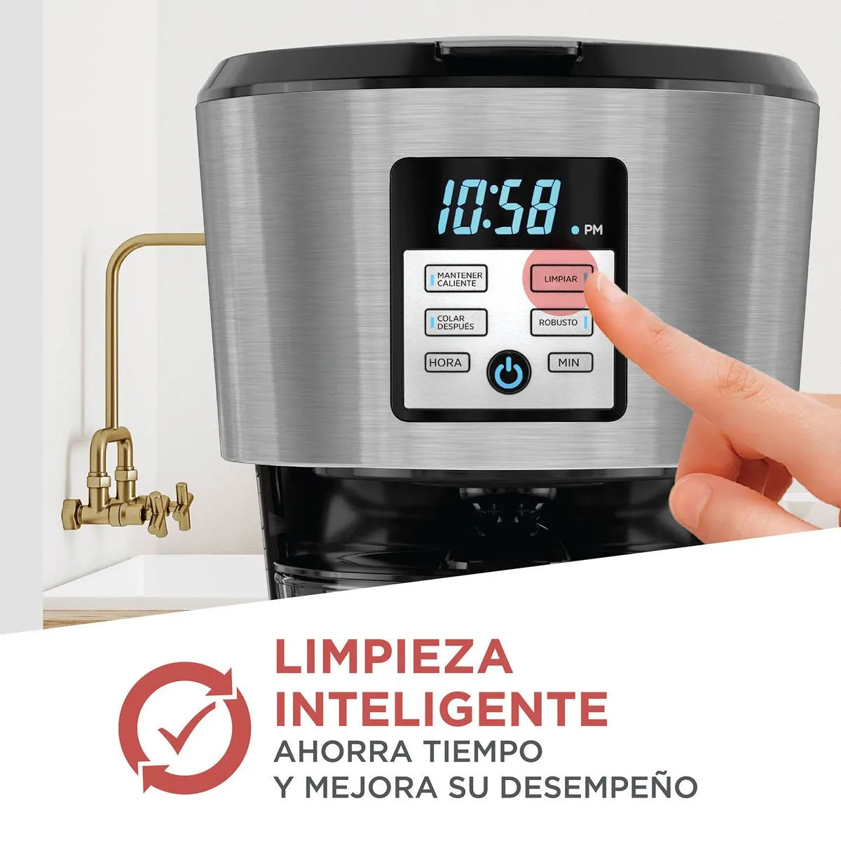 Cafetera Black & Decker CM1331SLA | 12 Tazas | Programable