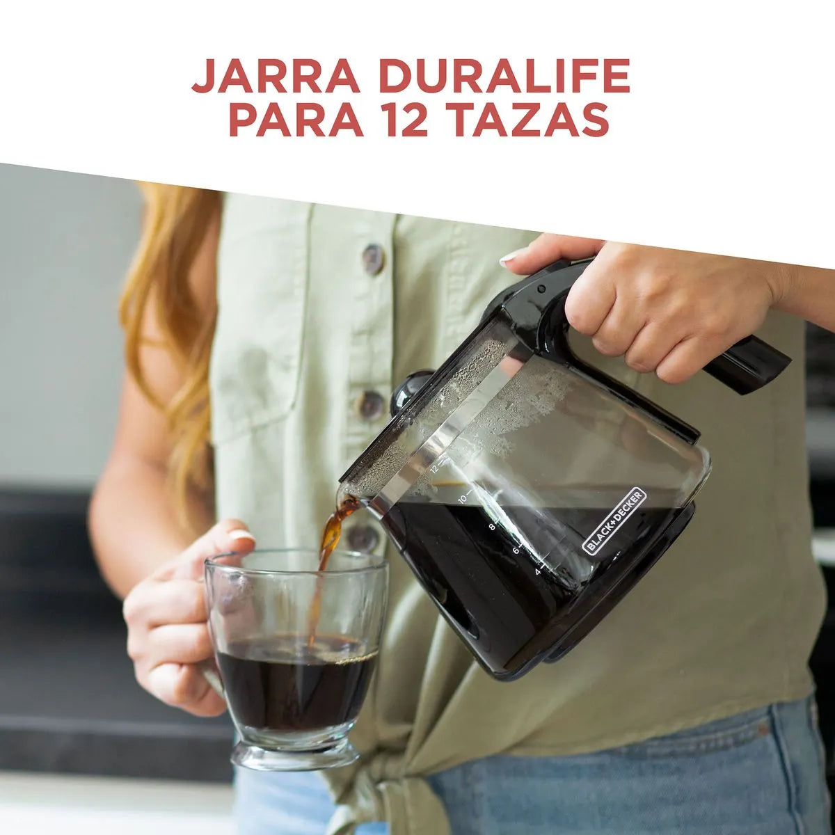 Cafetera Black & Decker CM1331SLA | 12 Tazas | Programable
