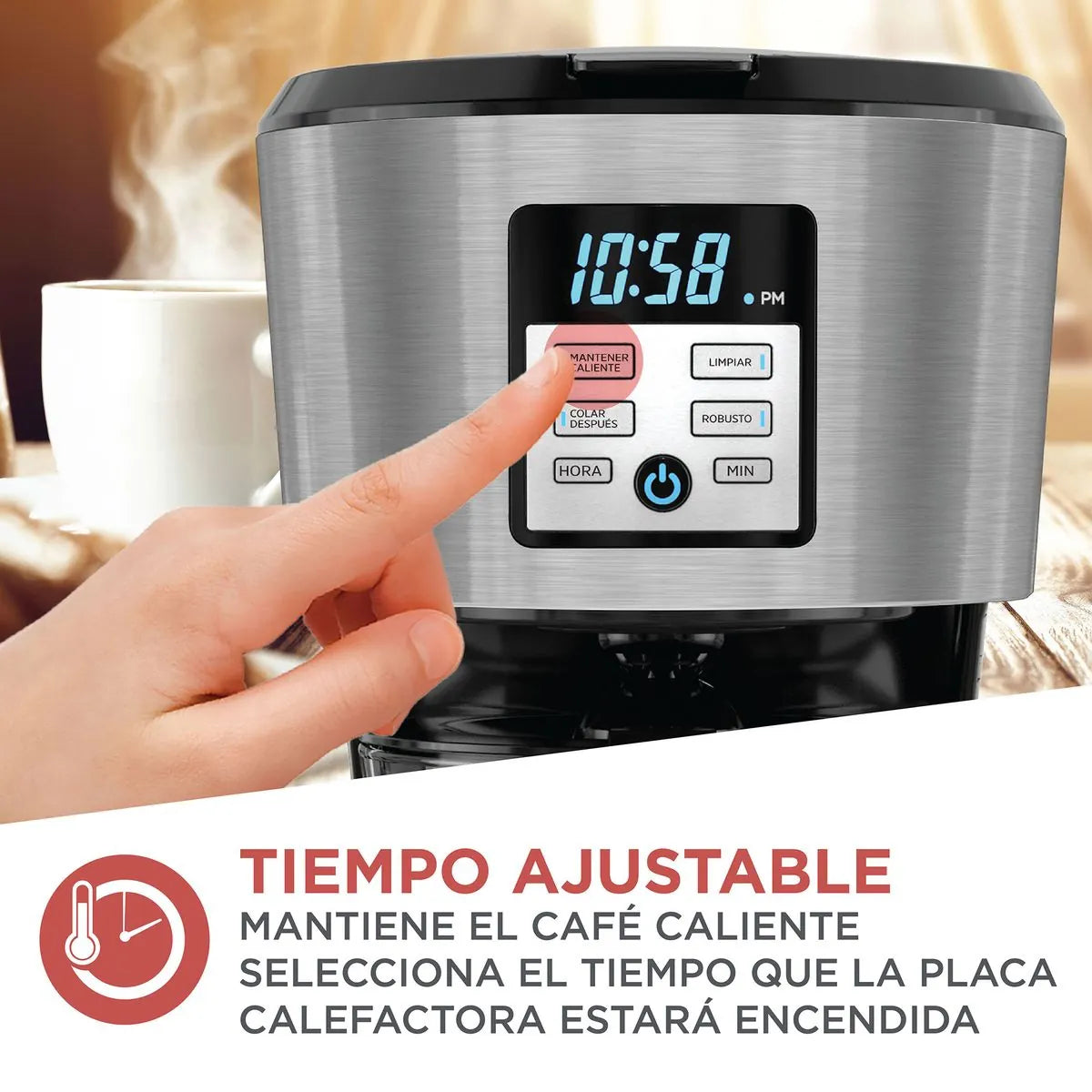 Cafetera Black & Decker CM1331SLA | 12 Tazas | Programable