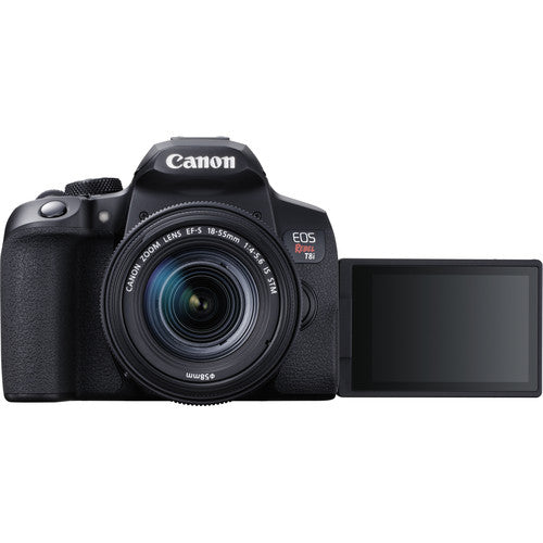 Cámara Canon EOS Rebel T8i | DSLR | 24.1MP | Wi-Fi | Bluetooth | EF-S 18-55 IS STM - Multimax