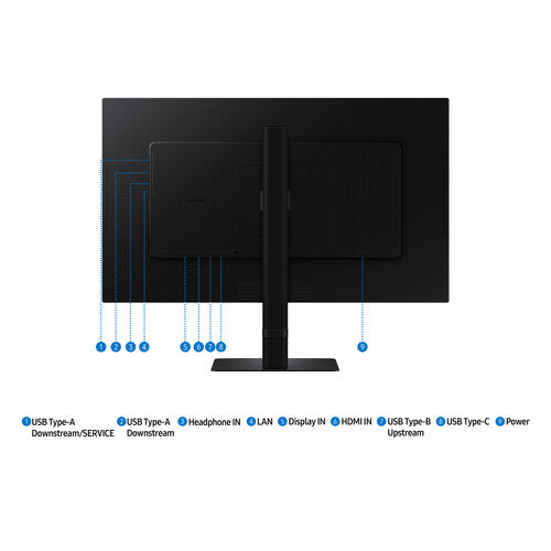 Monitor Samsung ViewFinity S8 | 27&quot; | 3840x2160 | 60Hz | 1000:1 | USB-C | HDMI | DisplayPort
