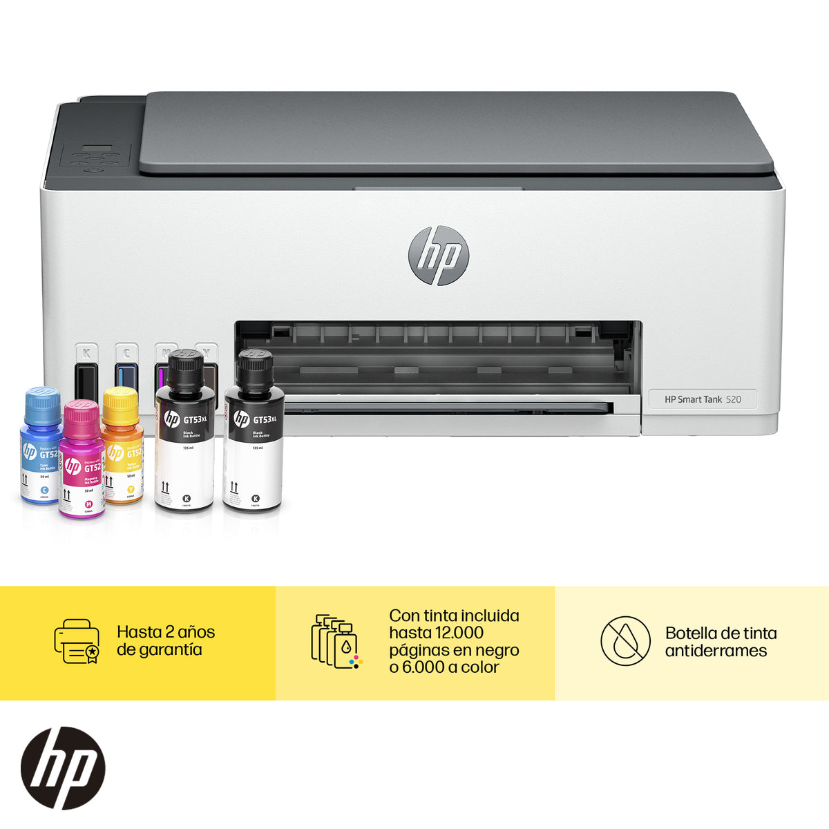HP Smart Tank 520 | Multifuncional | Sistema de Tanque de Tinta