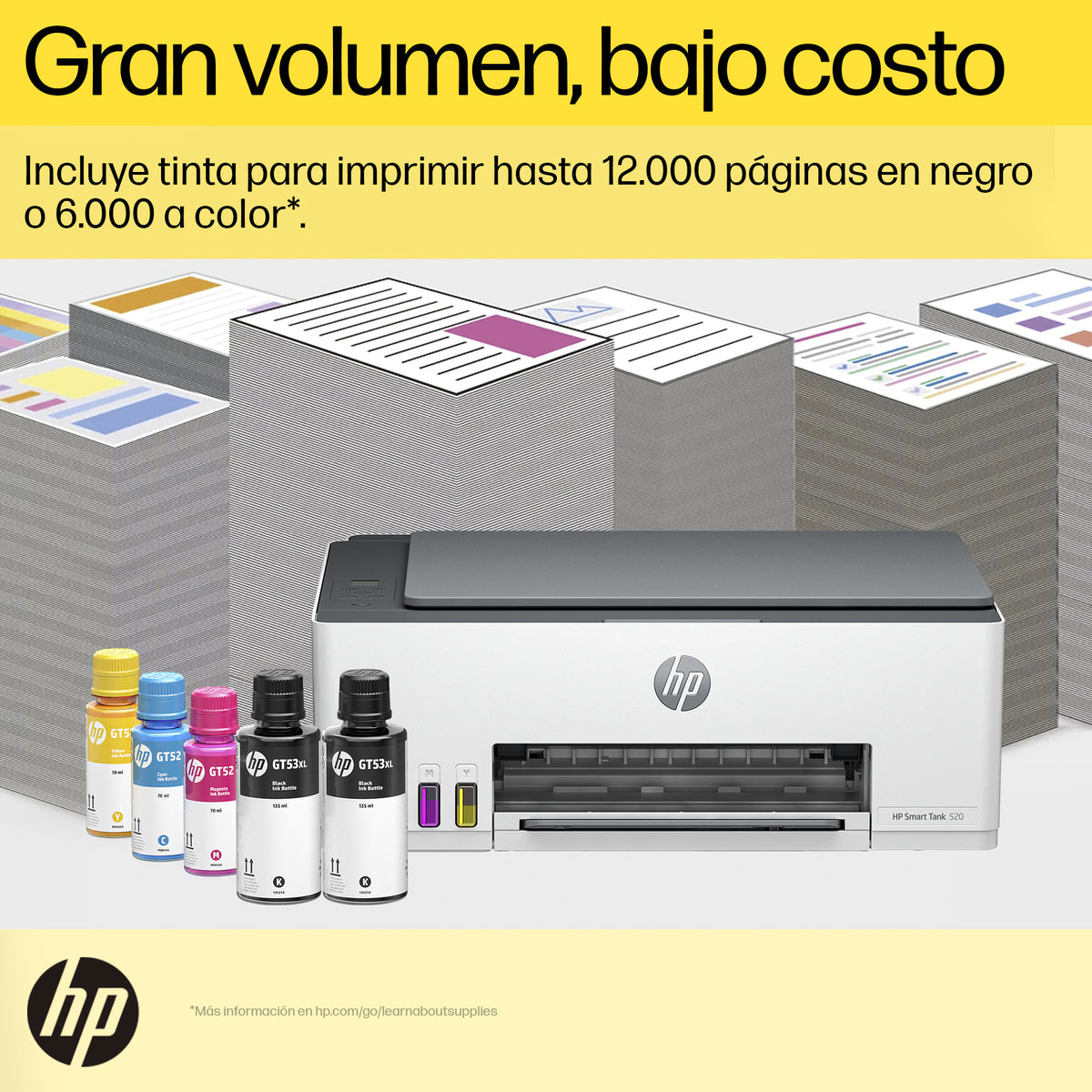 HP Smart Tank 520 | Multifuncional | Sistema de Tanque de Tinta