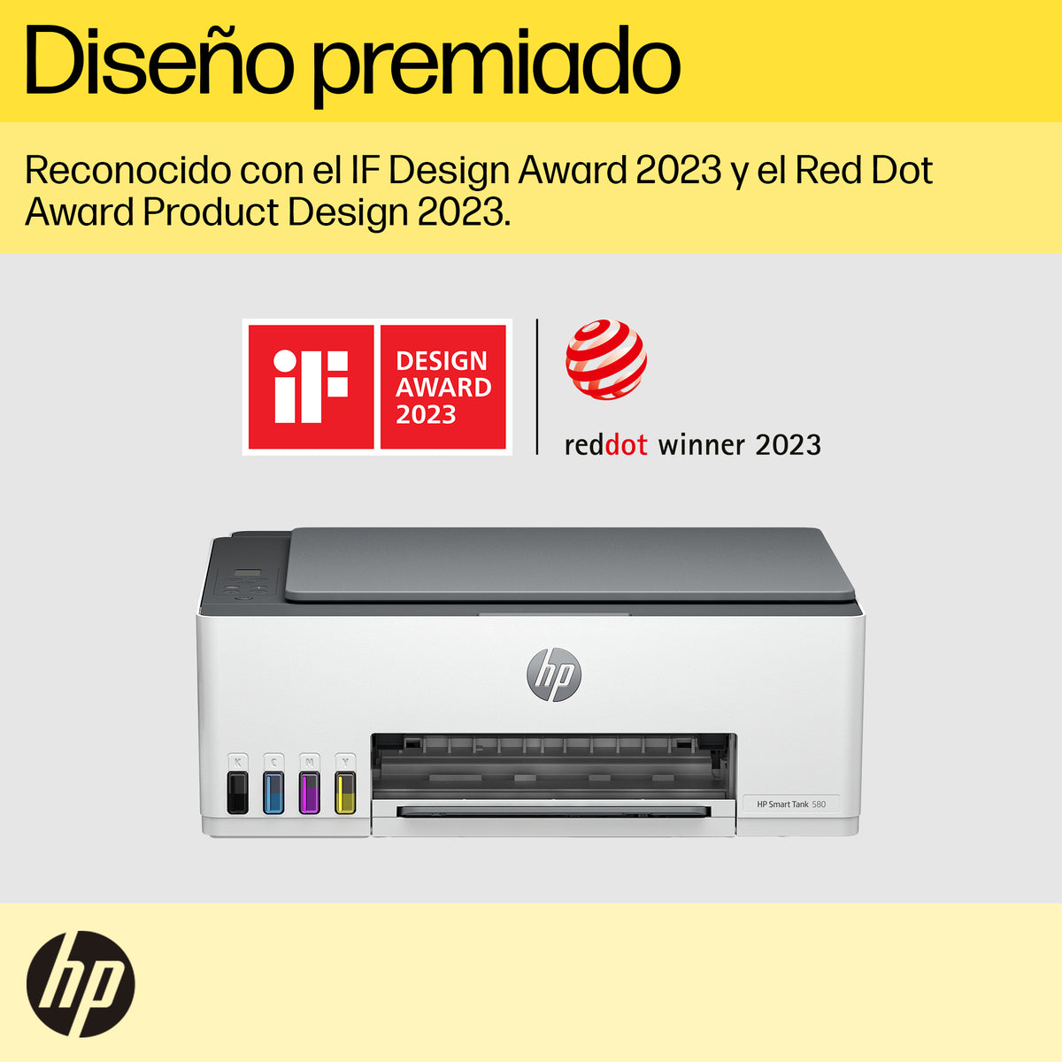 HP Smart Tank 580 | Multifuncional | Sistema de Tanque de Tinta | Wi-Fi