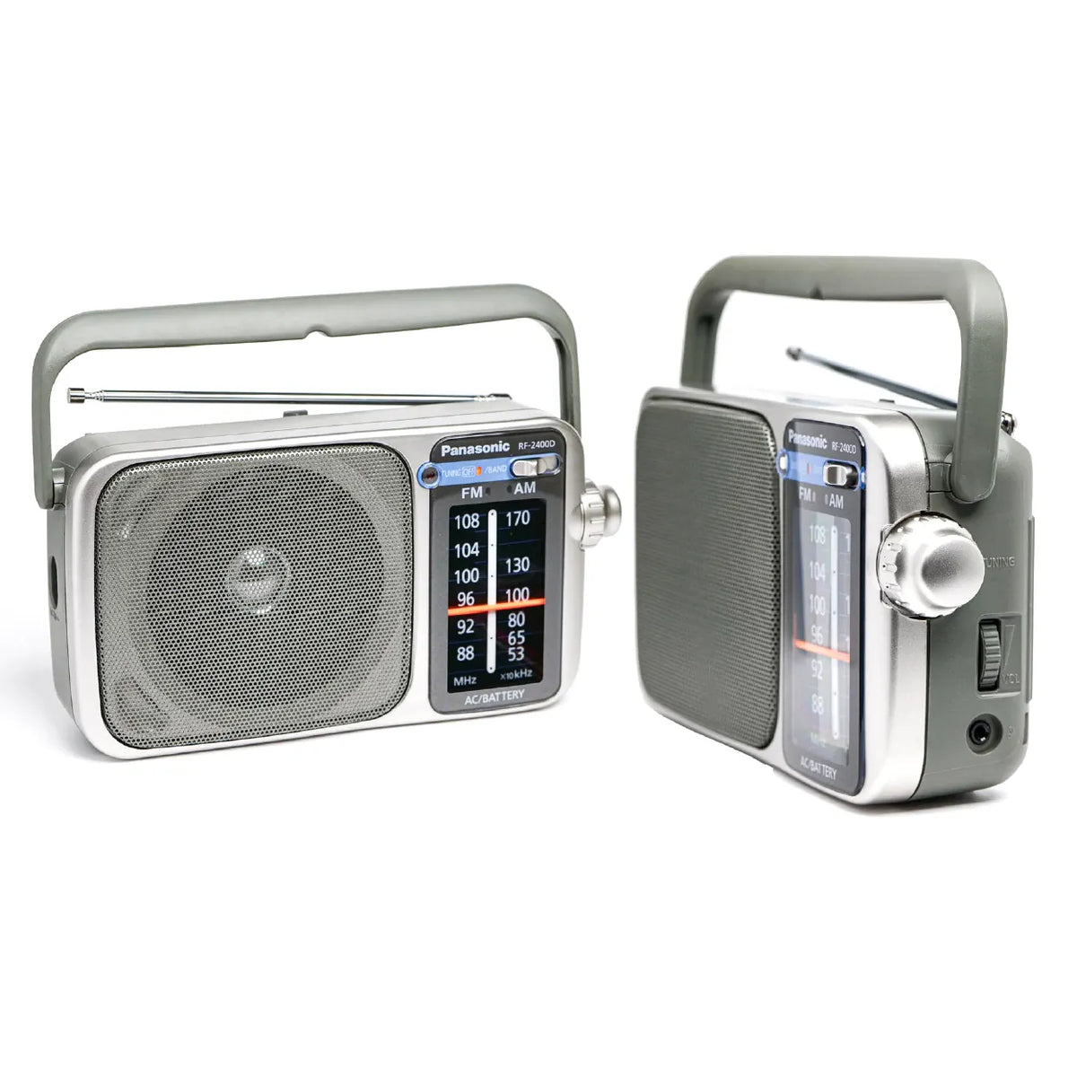 Radio Portátil Panasonic RF-2400DP-S | AM-FM | Batería-AC
