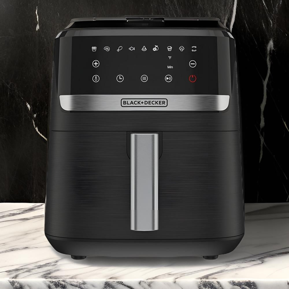Freidora de Aire Black &amp; Decker AFBD62-1BDLA | 5.5 Litros | Color Negro