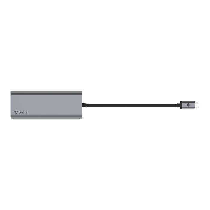 Adaptador Multipuertos Belkin Connect | 6 en 1 |  Ethernet | HDMI | 2 USB-A 3.0 | SD | USB-C 100W PD