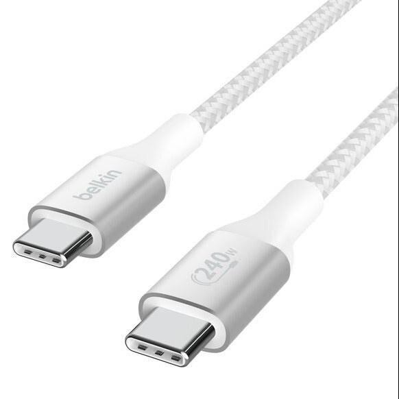 Cable Belkin CAB015bt2MWH | USB-C a USB-C | 240W | 2.0m