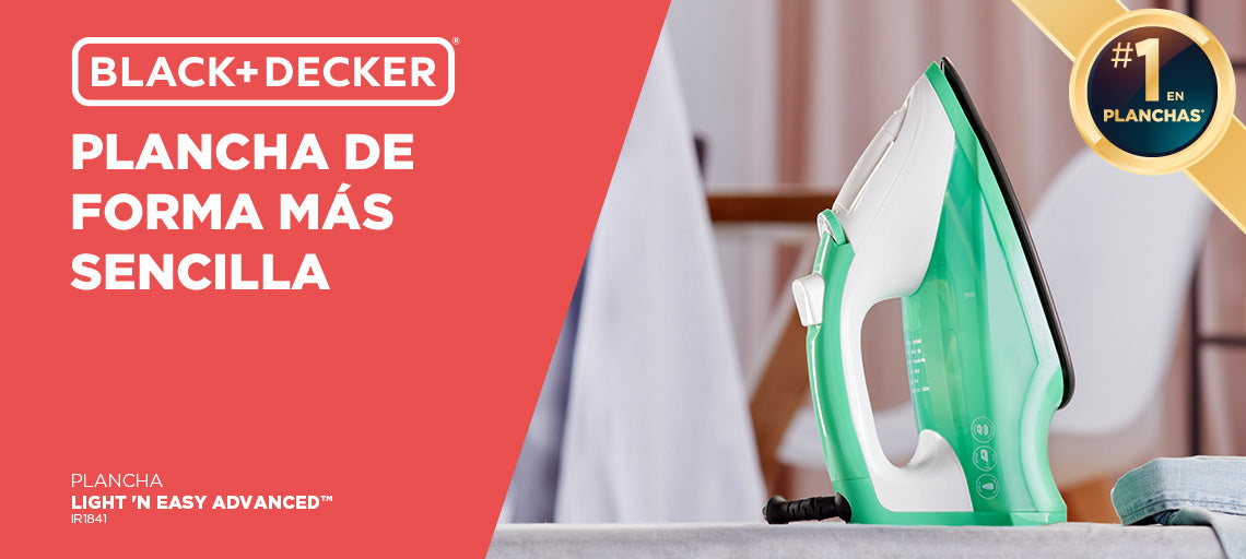 Plancha de Vapor Black &amp; DeckerIR1841 | Antiadherente