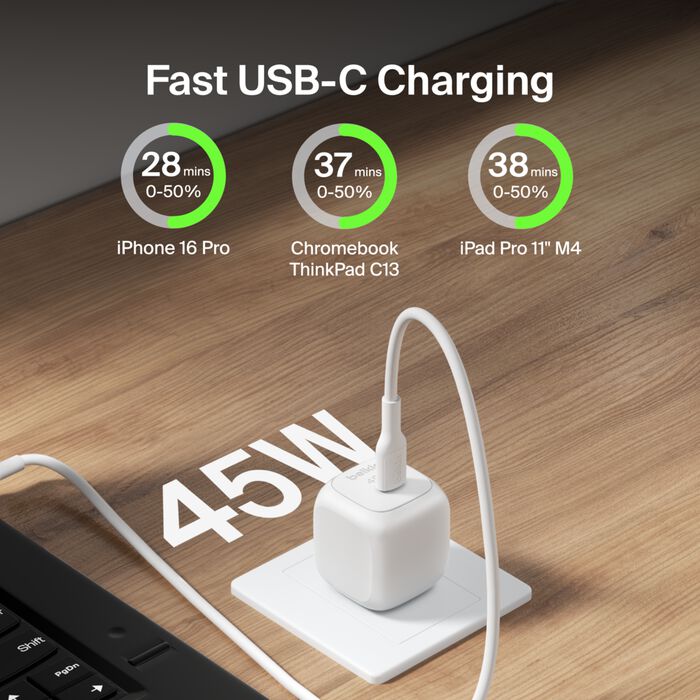 Cargador de Pared Belkin | USB-C | 45W