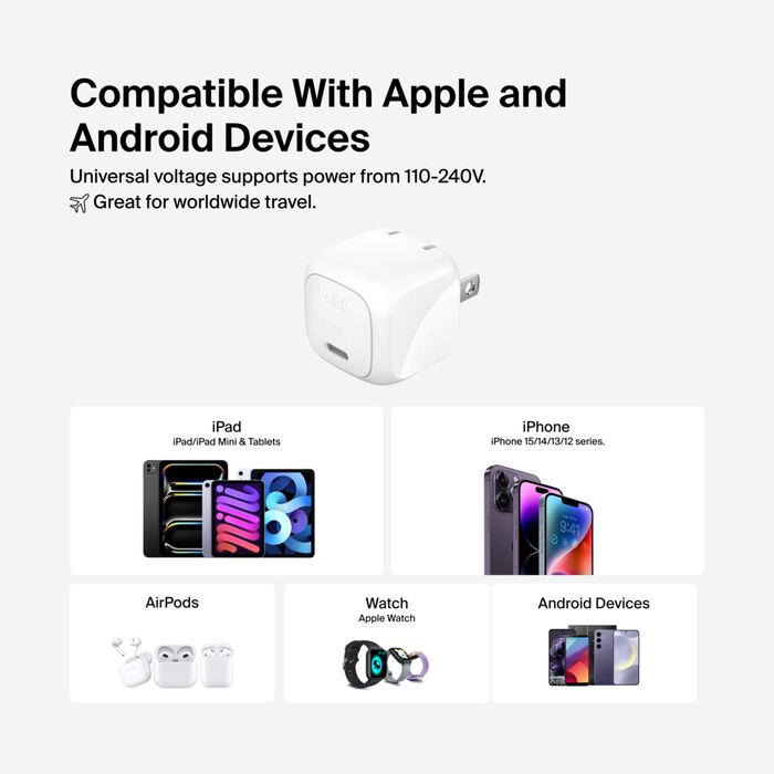 Cargador de Pared Belkin BoostCharge | 20W
