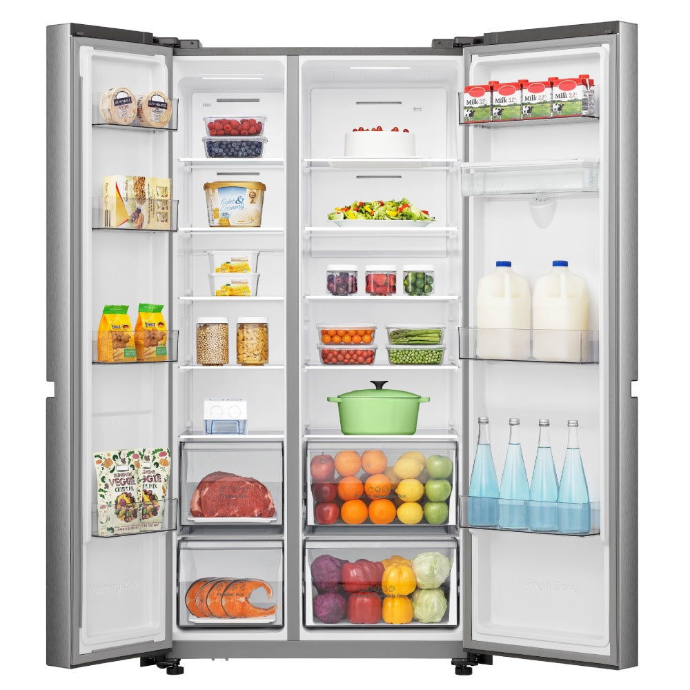 Refrigeradora Hisense RS230NV5A | 22.9 pies cúbicos | Inverter | Side by Side