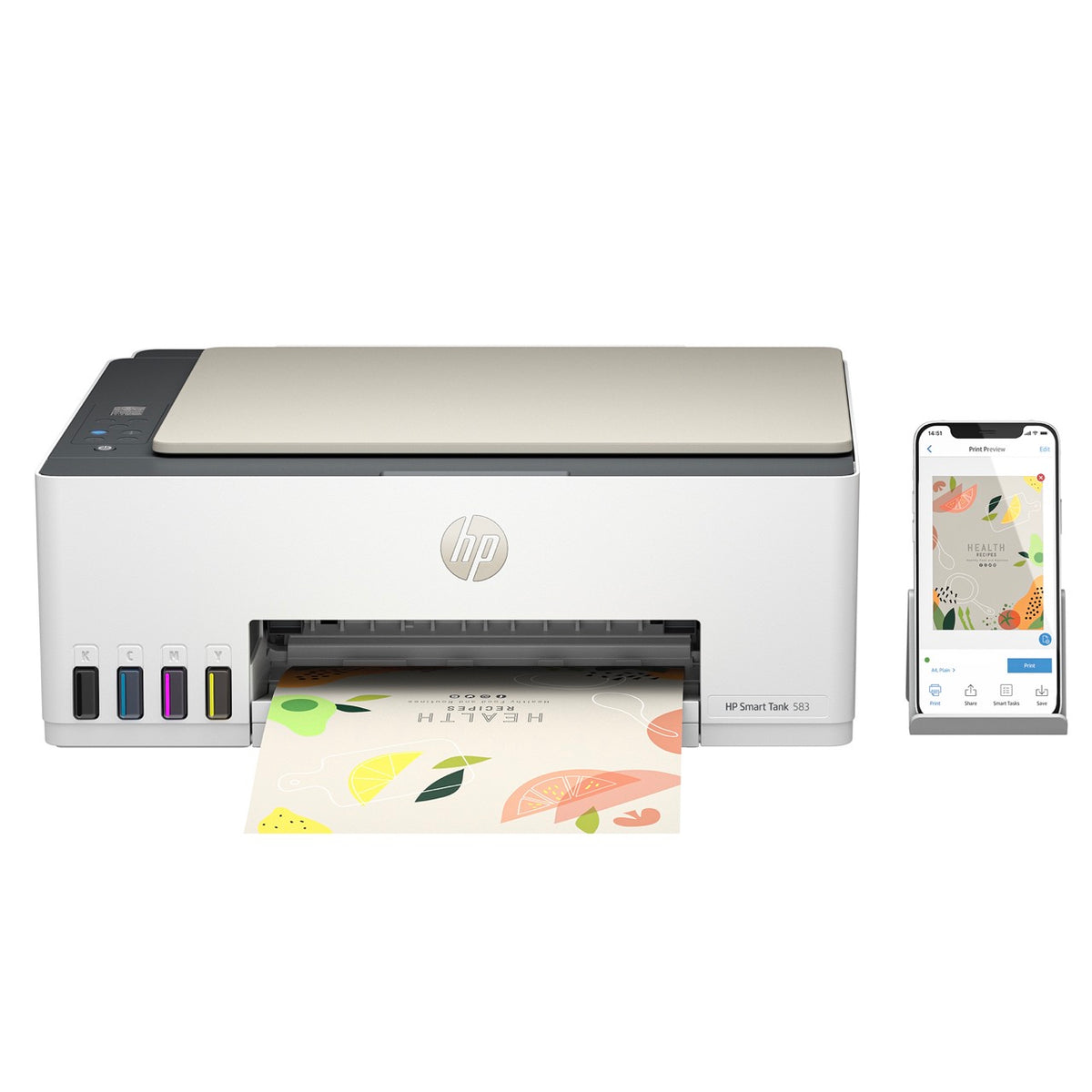 HP Smart Tank 583 | Multifuncional | Sistema de Tanque de Tinta | Wi-Fi