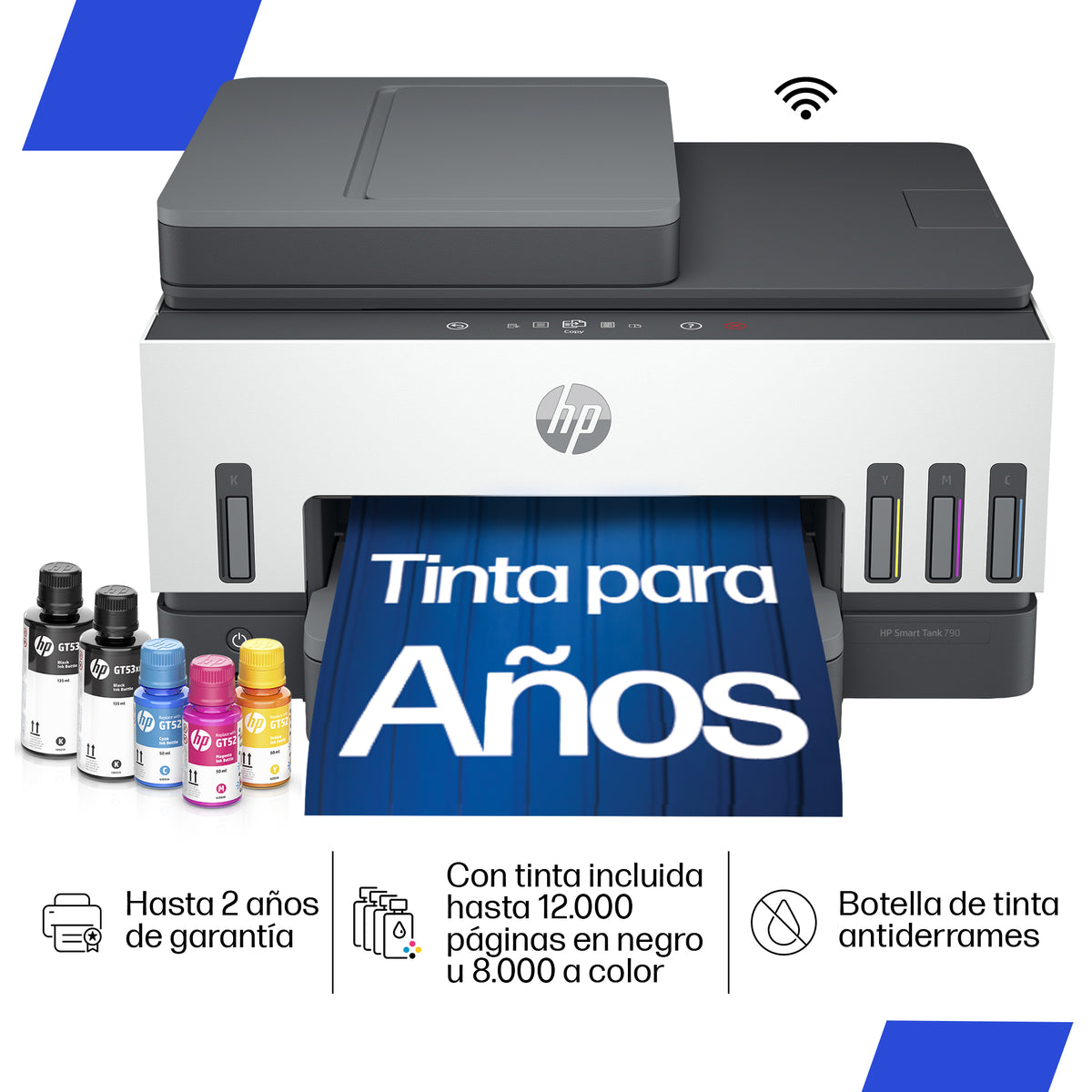 HP Smart Tank 790 | Multifuncional | Sistema de Tanque de Tinta | Bluetooth