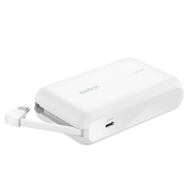 Belkin BoostCharge Power Bank 10K | 20W | Cable USB-C Integrado