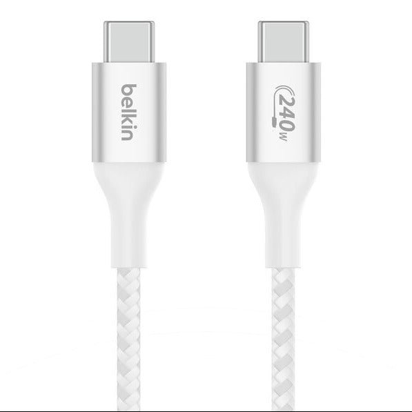 Cable Belkin CAB015bt2MWH | USB-C a USB-C | 240W | 2.0m