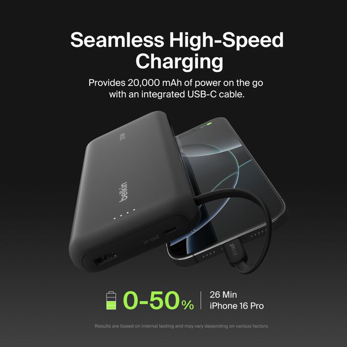 Powerbank Belkin BPB024FQBK | 20000mAh | 30W