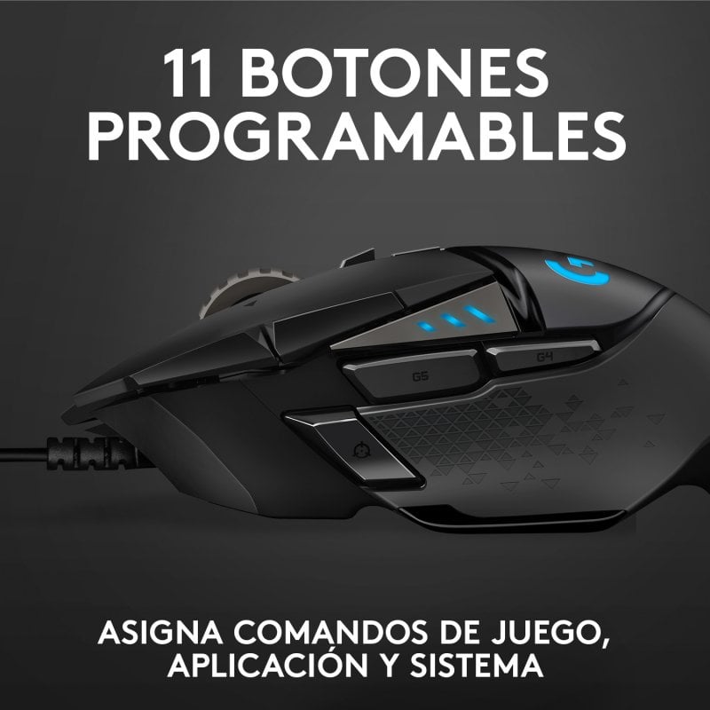 Mouse Logitech Hero Gaming G502