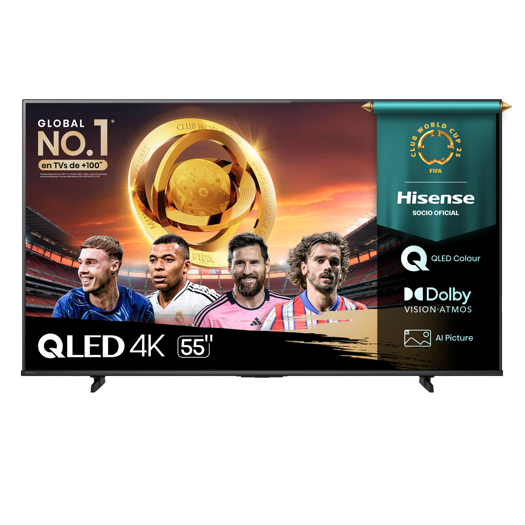 Televisor Hisense QLED 55Q6QV | 55&quot; | 4K | VIDAA | HDMI | USB | Wi-Fi