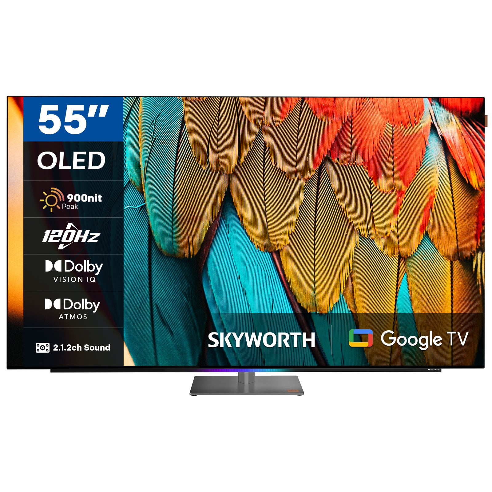 Televisor Skyworth OLED 55SXF9850 | Google TV | 55" | 4K | HDMI | USB | Wi-Fi | Bluetooth | DVB-T