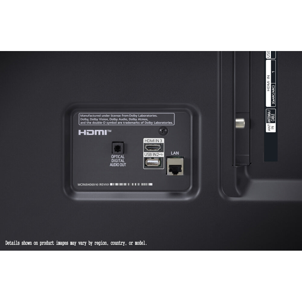 Televisor UHD de 55 LG 55UR7800PSB, 4K, HDMI, USB, Wi-Fi