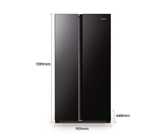 Refrigeradora Hisense RS19N6ABI | Inverter | 19 Pies Cúbicos | Side  By Side