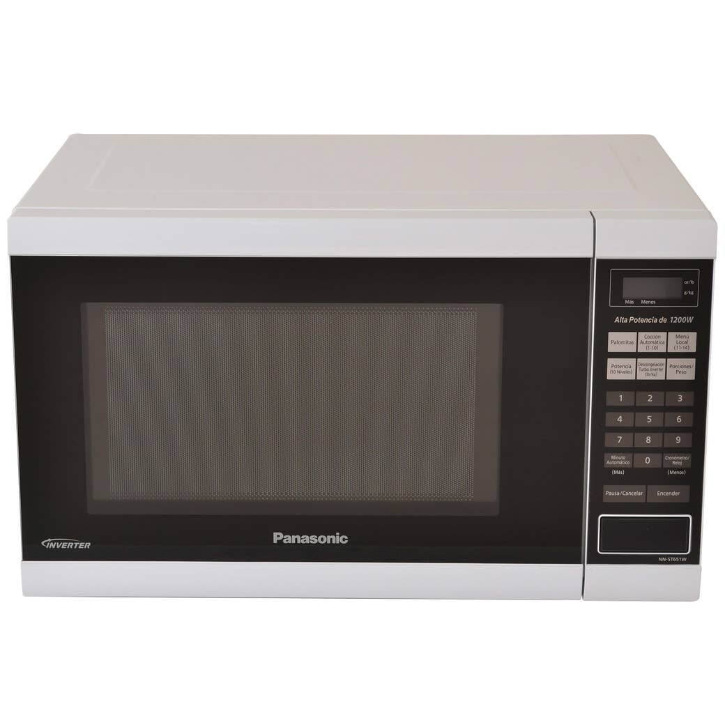 Microondas Panasonic NN-ST651WRBH | Inverter | 1.2 pies cúbicos | 1200W