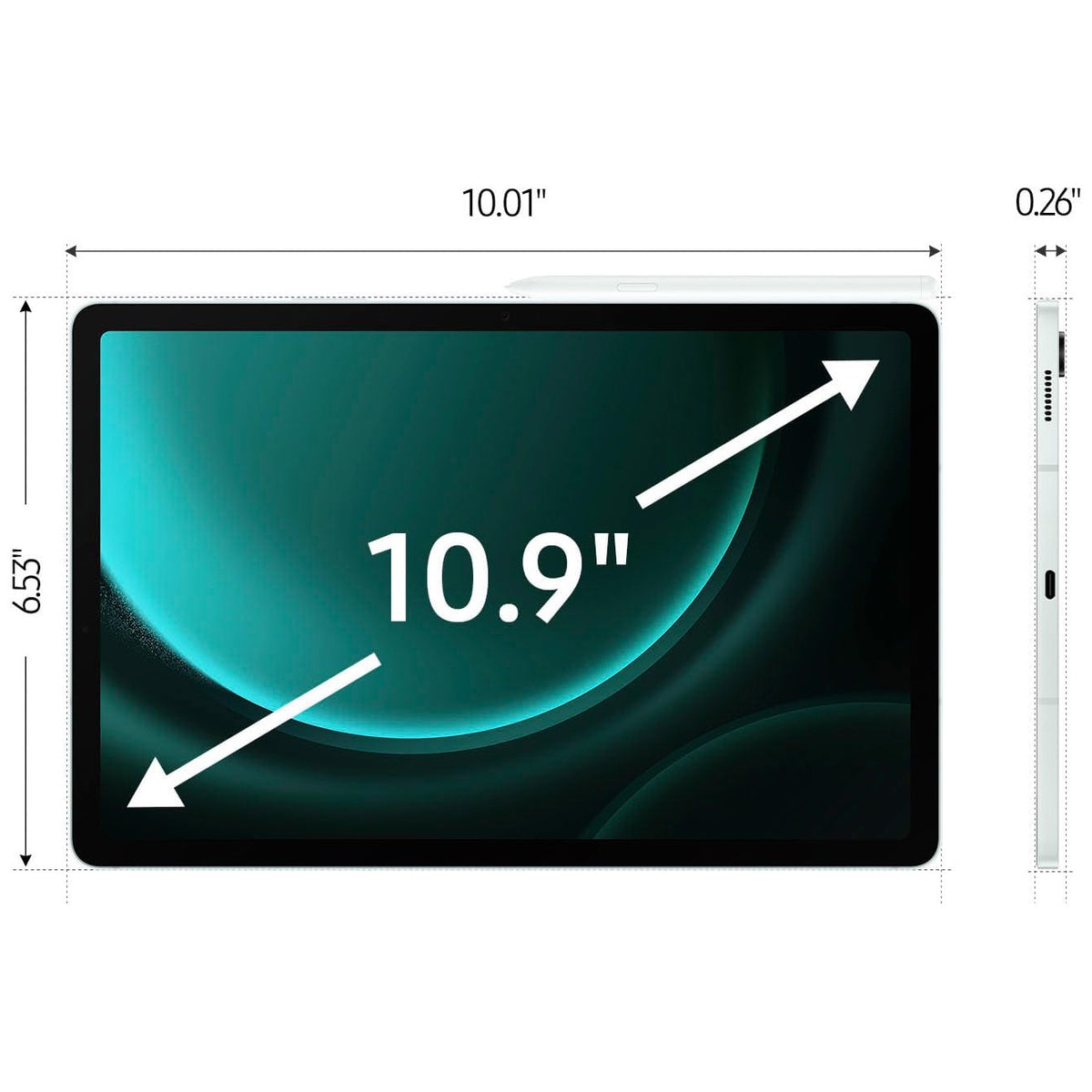 Samsung Galaxy Tab S9 FE | 10.9&quot; | 8GB RAM | 256GB | Wi-Fi | Color Menta