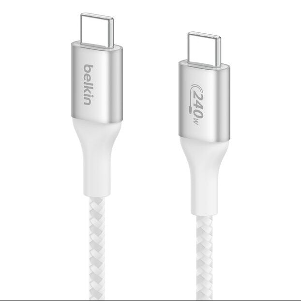 Cable Belkin CAB015bt2MWH | USB-C a USB-C | 240W | 2.0m