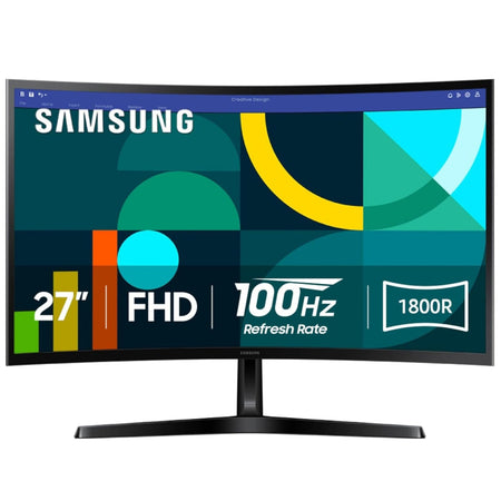 Monitor Curvo Samsung Essential S30GD | 27" | 1920x1080 | 100Hz | HDMI | VGA