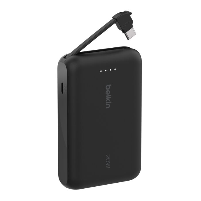 Cargador Belkin Power Bank 10K | 20W | Cable USB-C integrado