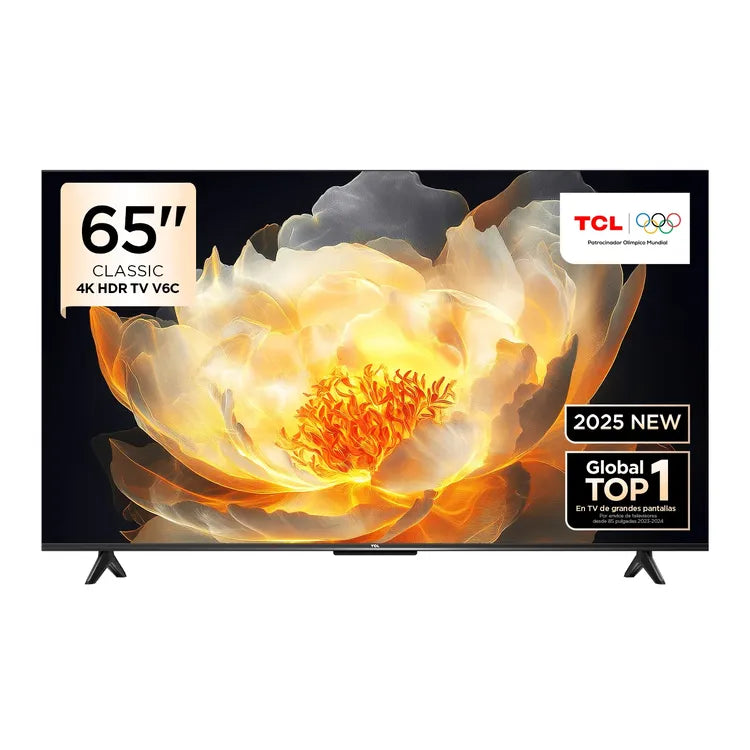Televisor TCL 65V6C | 65" | 4K | Google TV | HDMI | USB | Wi-Fi | Bluetooth
