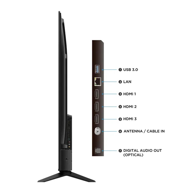 Televisor TCL QLED 55P8K | 55&quot; | 4K | Google TV | HDMI | USB | Wi-Fi | Bluetooth