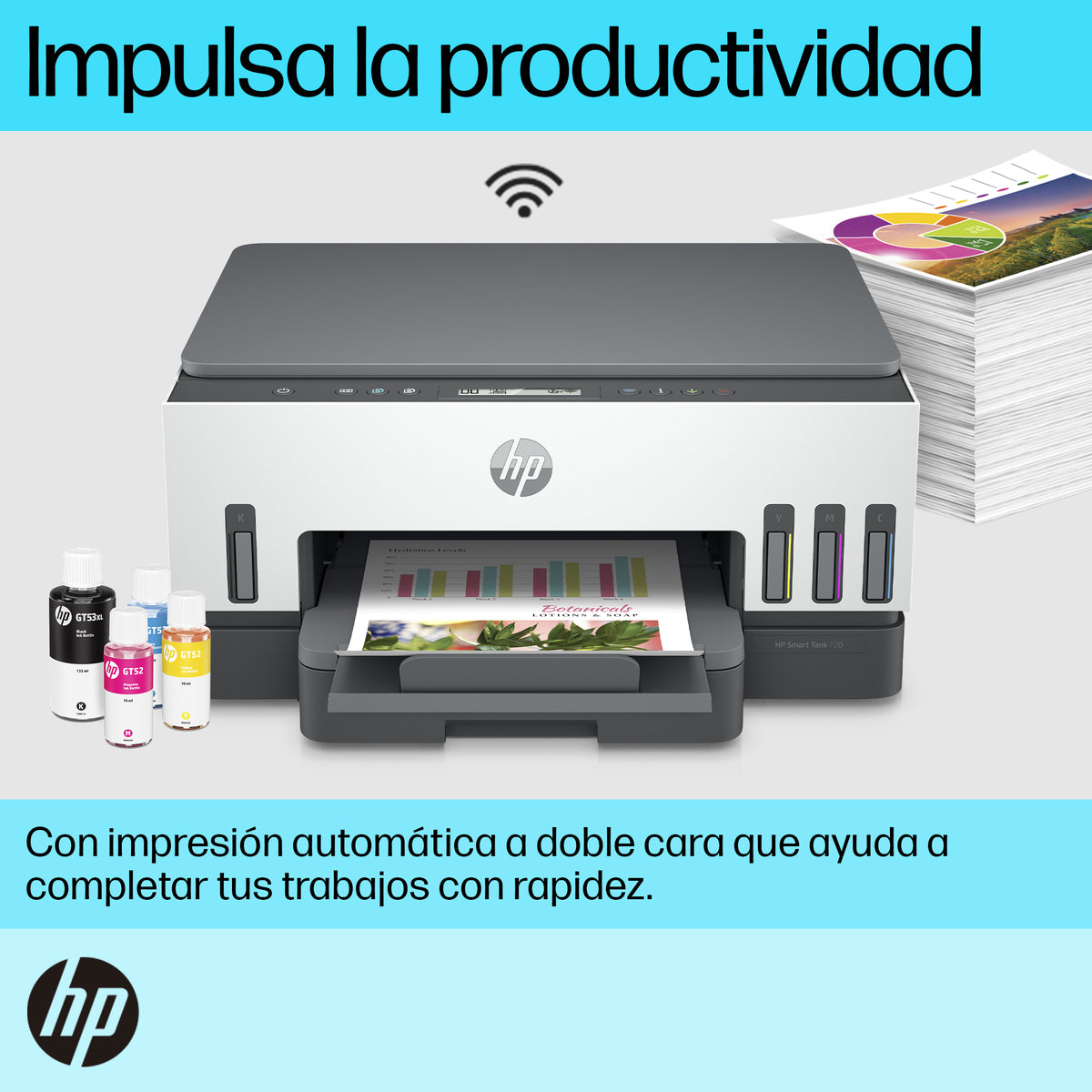HP Smart Tank 720 | Multifuncional | Sistema de Tanque de Tinta | Wi-Fi