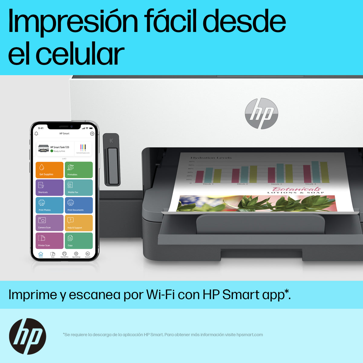 HP Smart Tank 720 | Multifuncional | Sistema de Tanque de Tinta | Wi-Fi
