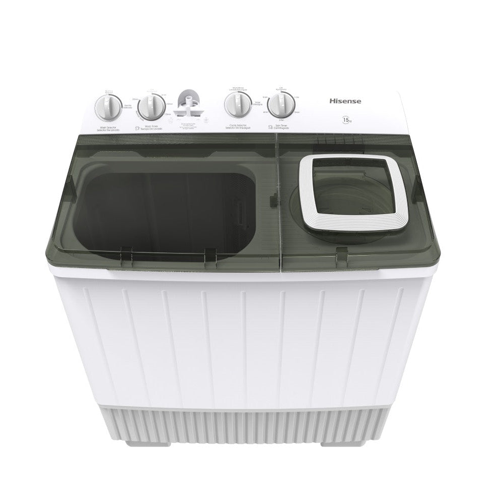 Lavadora Hisense TTA1507N | 15kg | Semi Automática