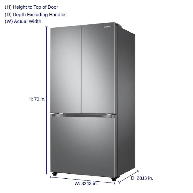 Refrigeradora Inverter Samsung RF18A5101SR | 18 Pies Cúbicos | French Door